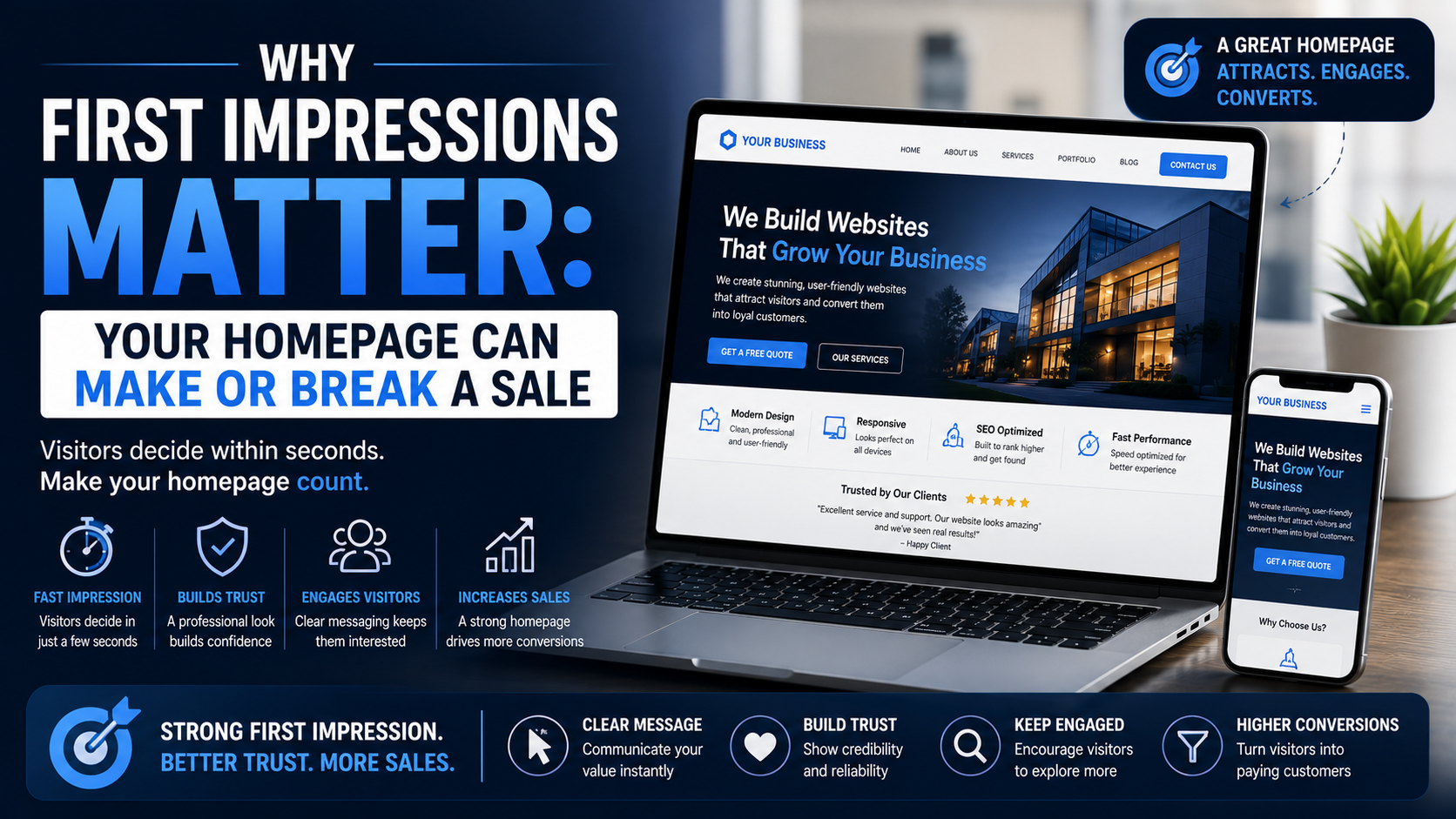 Why First Impressions Matter: Your Homepage Can Make or Break a Sale