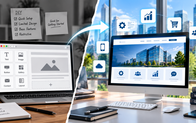 When Should a Business Stop Using a DIY Website Builder?